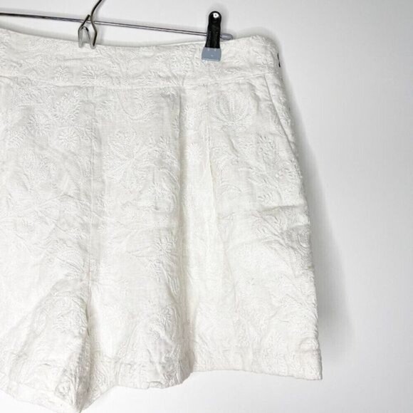 JOIE Lisley Embroidered Shorts  - Picture 3 of 9